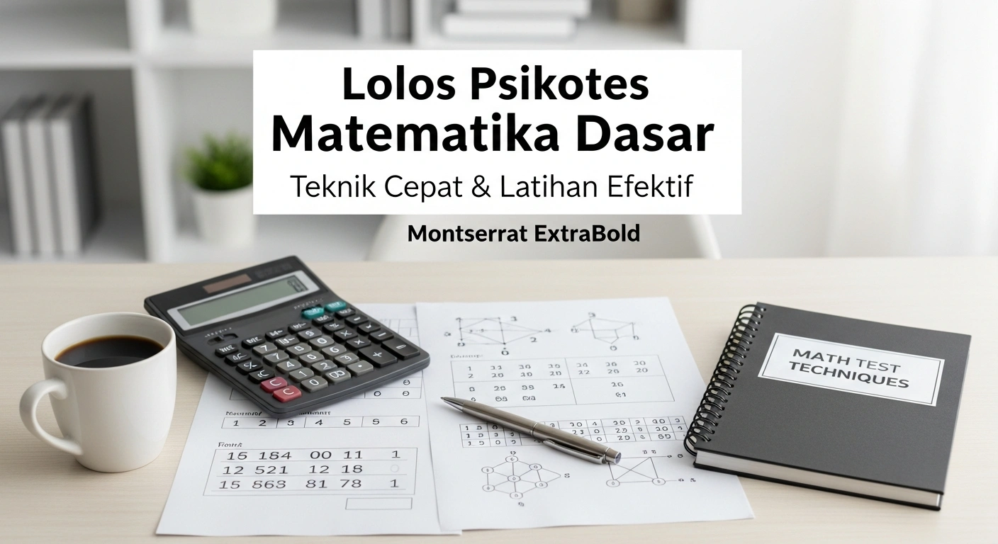 Cara Lolos Psikotes Matematika Dasar