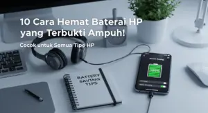 10 Cara Hemat Baterai HP yang Terbukti Ampuh, Cocok untuk Semua Tipe HP!