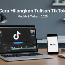 Cara Menghilangkan Tulisan TikTok