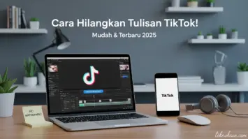 Cara Menghilangkan Tulisan TikTok