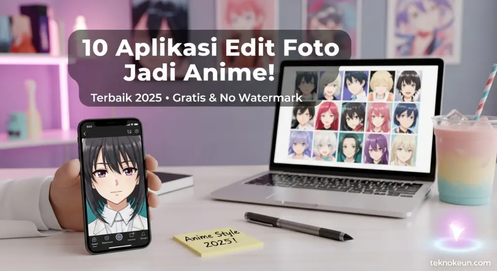 Aplikasi Edit Foto Jadi Anime
