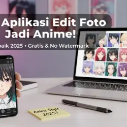 Aplikasi Edit Foto Jadi Anime