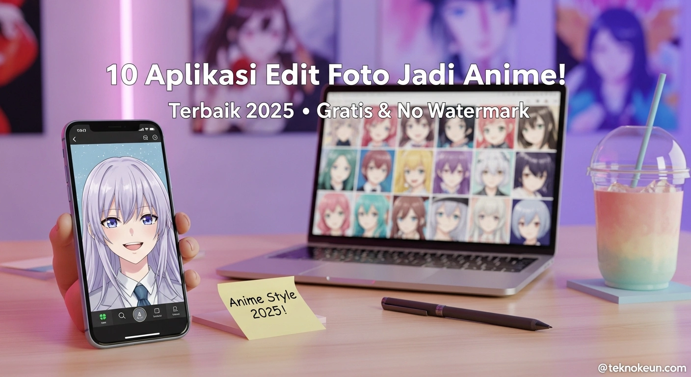Aplikasi Edit Foto Jadi Anime