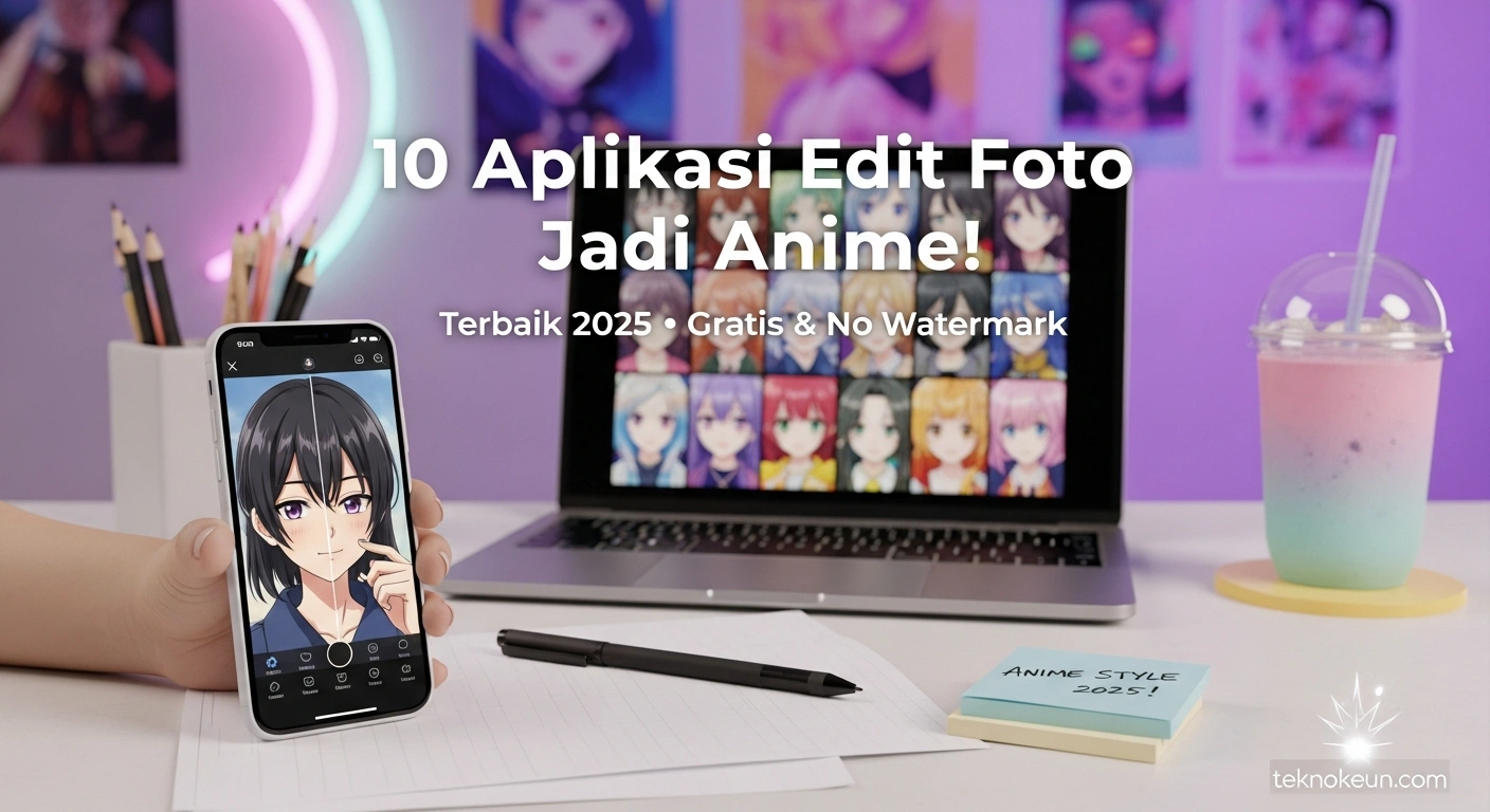Aplikasi Edit Foto Jadi Anime