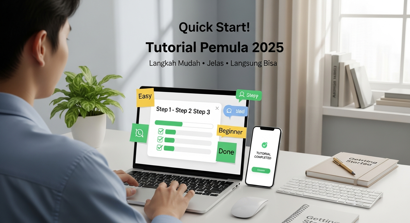 Quick Start! Tutorial Pemula 2025 Anti Bingung 6 Quick Start! Tutorial Pemula 2025 Anti Bingung